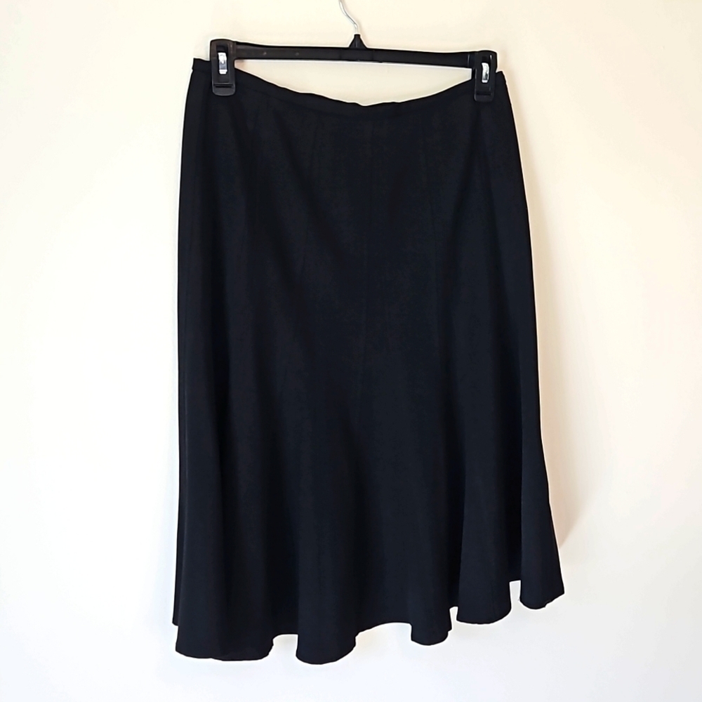 Sharagano Black Peplum Skirt Size 10